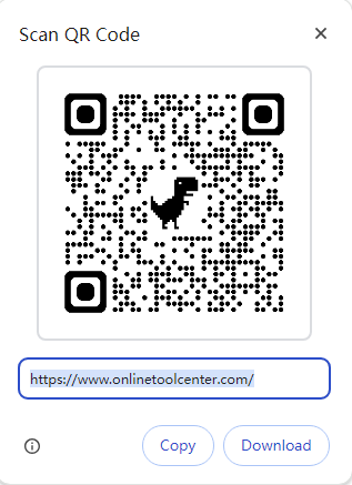 QR Code na may dinosaur.png