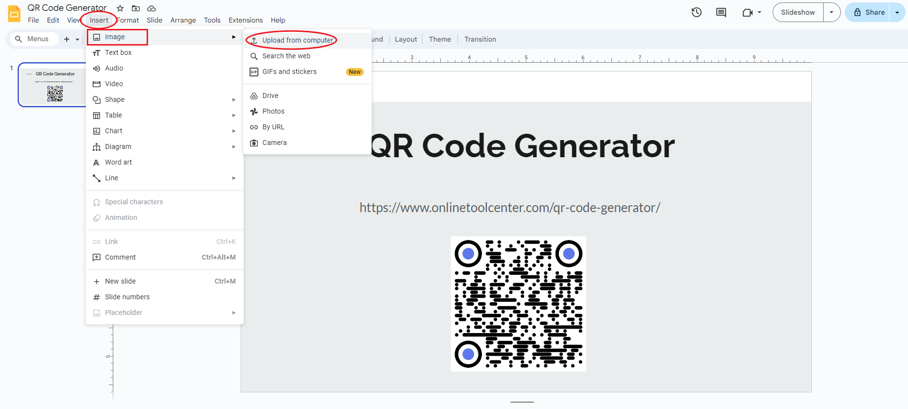 lagyan ang qr code sa powerpoint.png