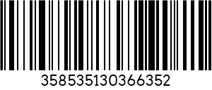 Barcode ng IMEI Example