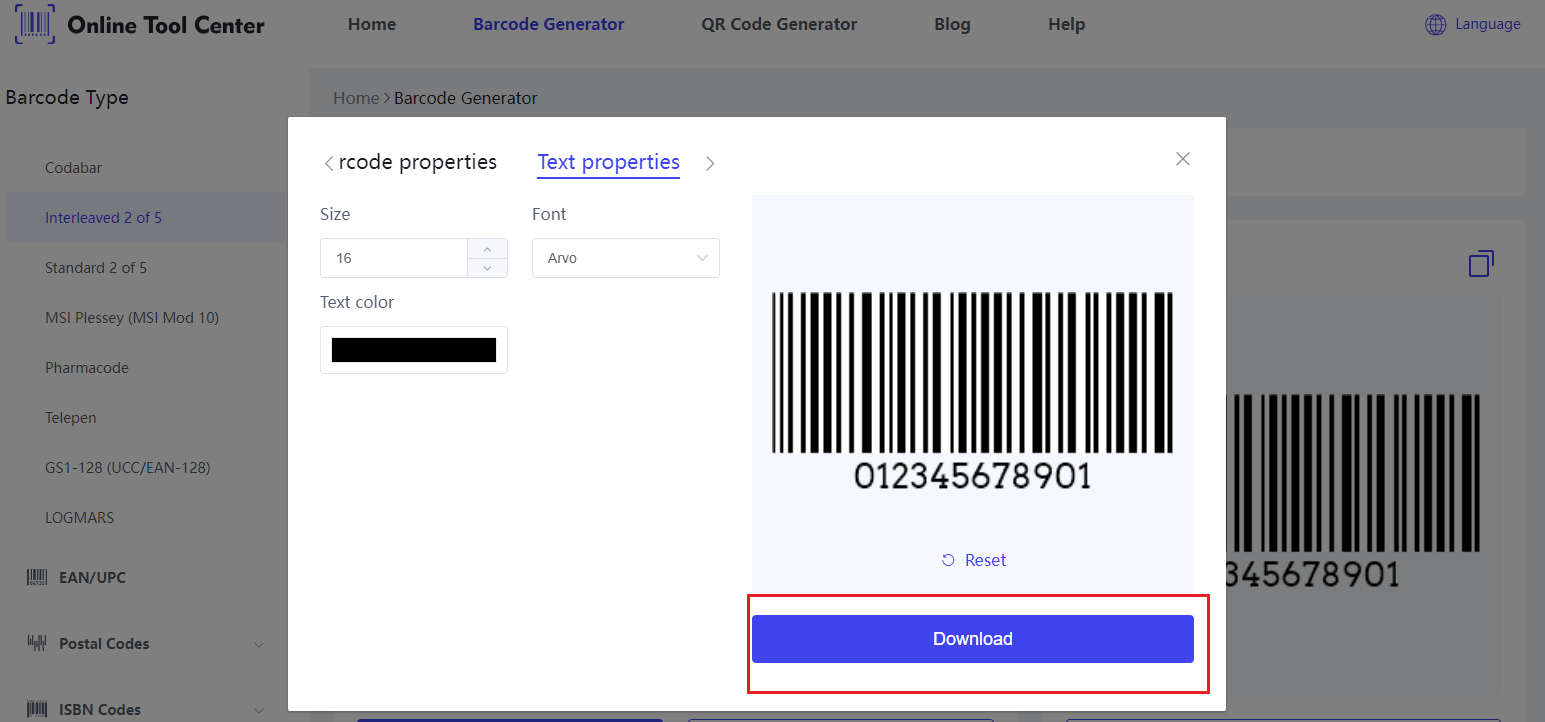 Download Interleaved 2 of 5 Barcode.png