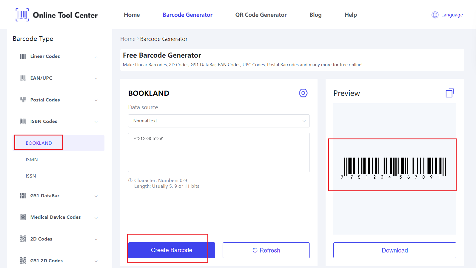 libreng online Bookland EAN barcode generator.png