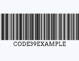 Halimbawa ng Code 39 barcode.png