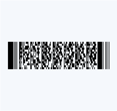 Halimbawa ng PDF417 barcode.png