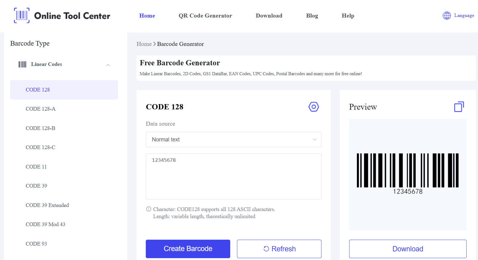 libreng online barcode generator