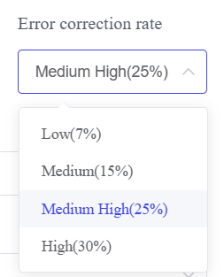 rror correction rate