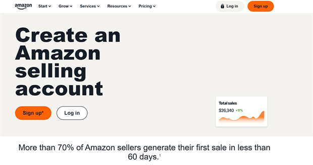 Amazon vendor account