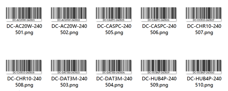 bulk barcodes