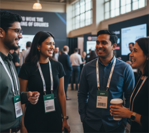 vent badge na may barcodes