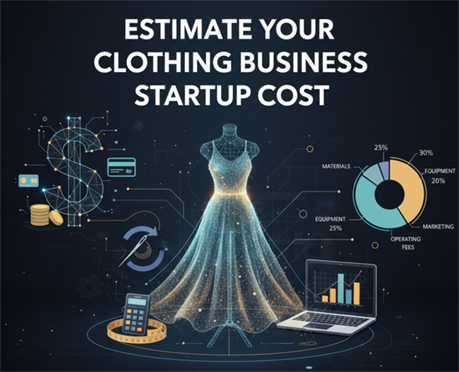 stimate clothing business startup cost