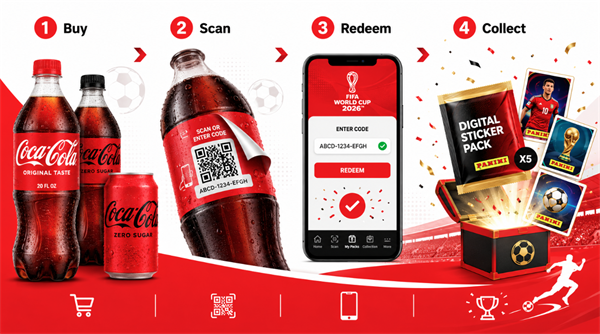 scan and redeem Coca Cola FIFA 2026 Code Iscan at pagbayad ng Coca Cola FIFA 2026 Code