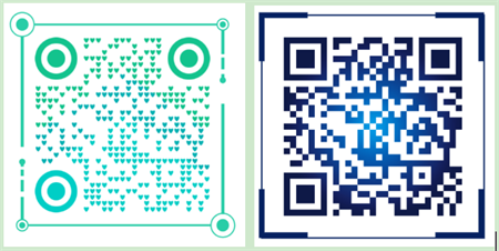 qr code with frames qr code na may mga frame